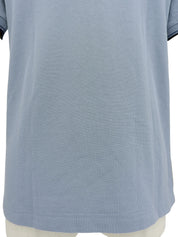 Trimline Short Sleeve Polo Shirt Blue Gray/Navy