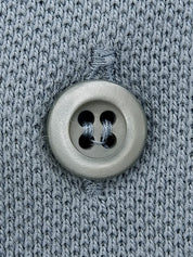 トリムラインハーフスリーブポロシャツ ブルーグレー/ネイビー