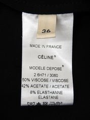 Vネックノースリーブワンピース　ブラック