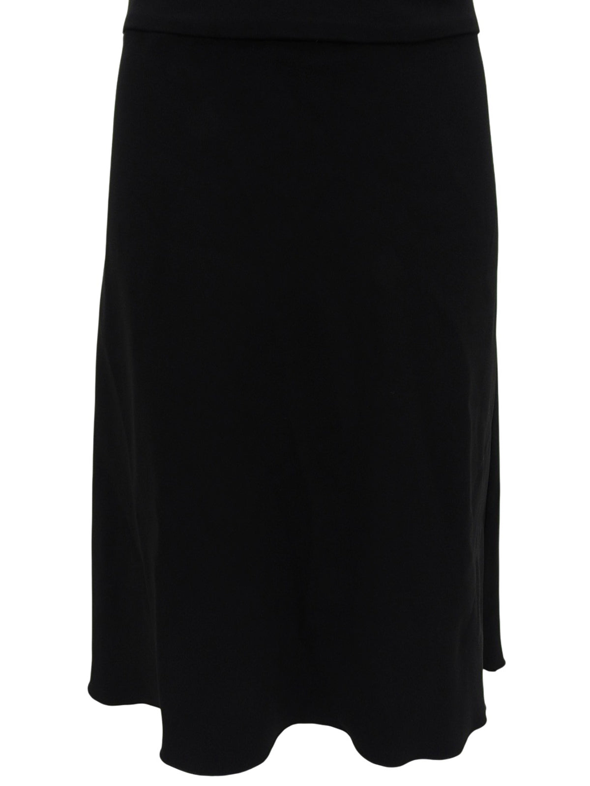 Vネックノースリーブワンピース　ブラック