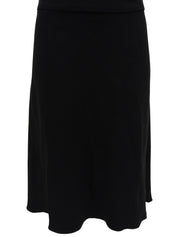 Vネックノースリーブワンピース ブラック