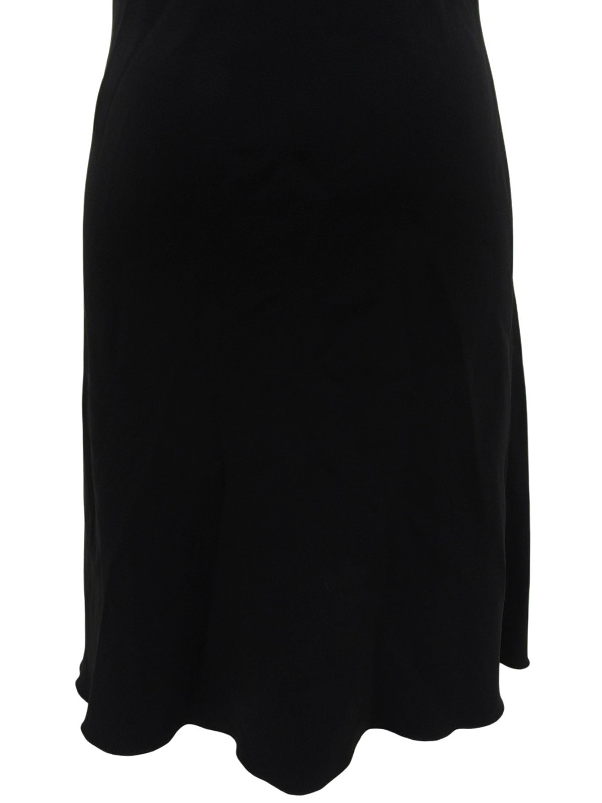 Vネックノースリーブワンピース ブラック