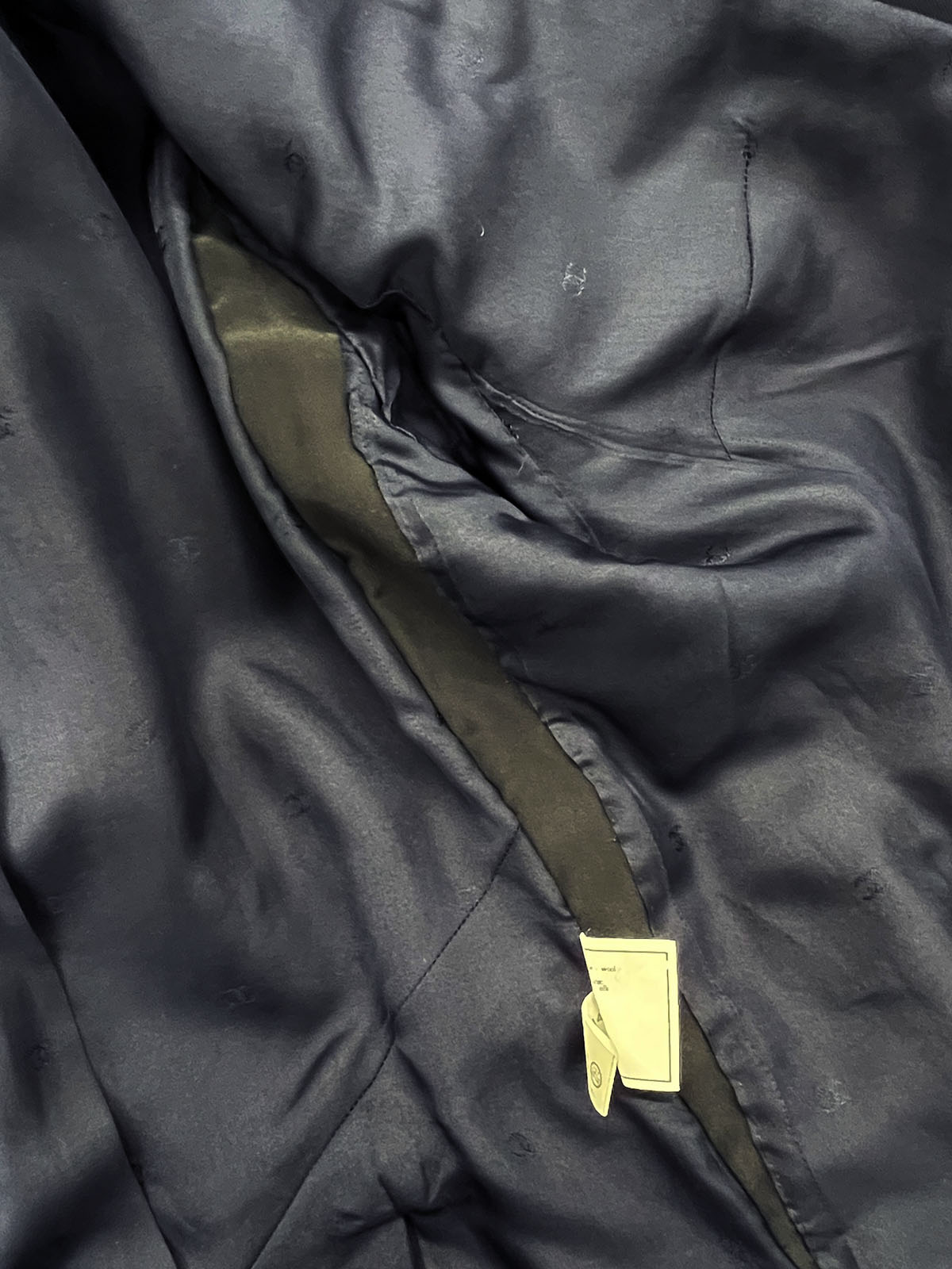 CCマークボタンジャケット ネイビー