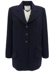 CCマークボタンジャケット ネイビー