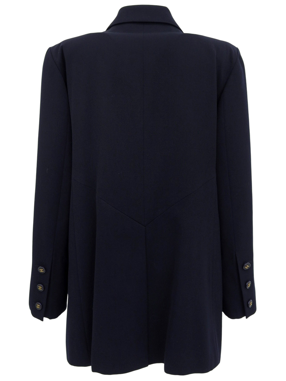 CCマークボタンジャケット ネイビー