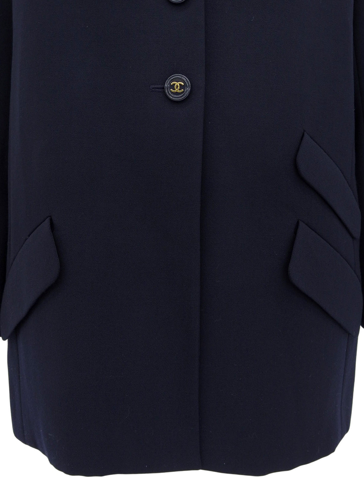 CCマークボタンジャケット ネイビー