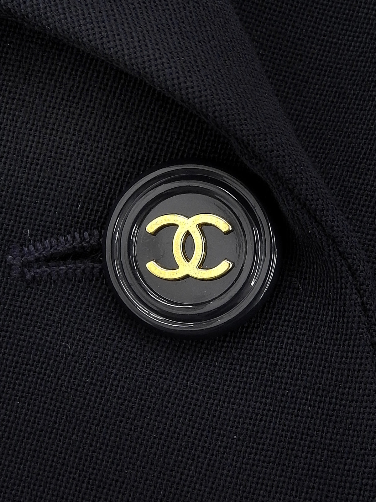 CCマークボタンジャケット ネイビー