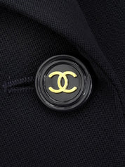 CCマークボタンジャケット ネイビー