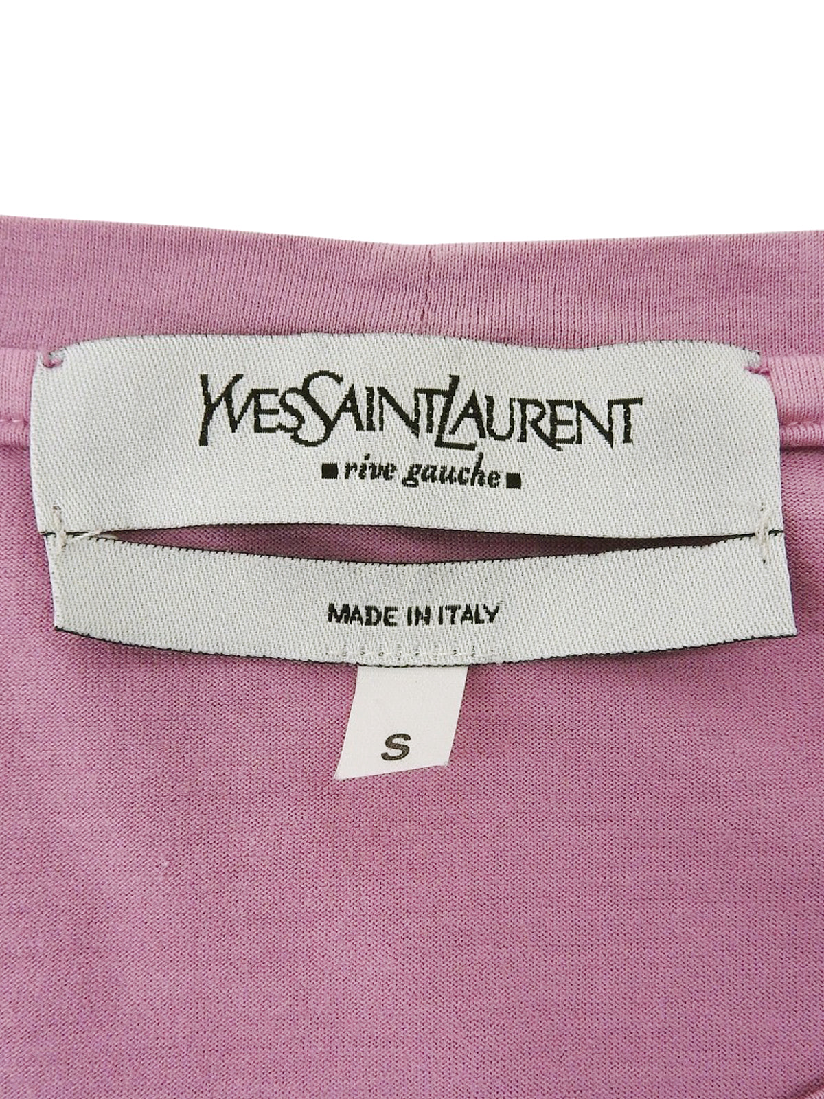 ベロアロゴハーフスリーブトップス　パープル