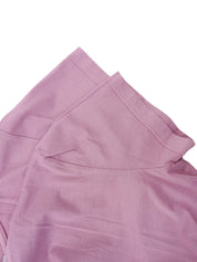 ベロアロゴハーフスリーブトップス　パープル