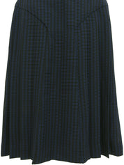 シルクCCマークパターンワンピース ブラック/ネイビー