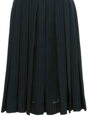 シルクCCマークパターンワンピース ブラック／ネイビー