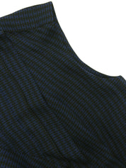 シルクCCマークパターンワンピース ブラック／ネイビー