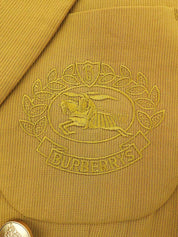 コットンロゴ刺繍ジャケット イエロー