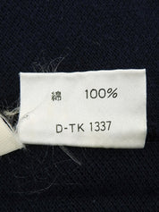 ロゴ刺繍ノースリーブポロシャツ　ネイビー