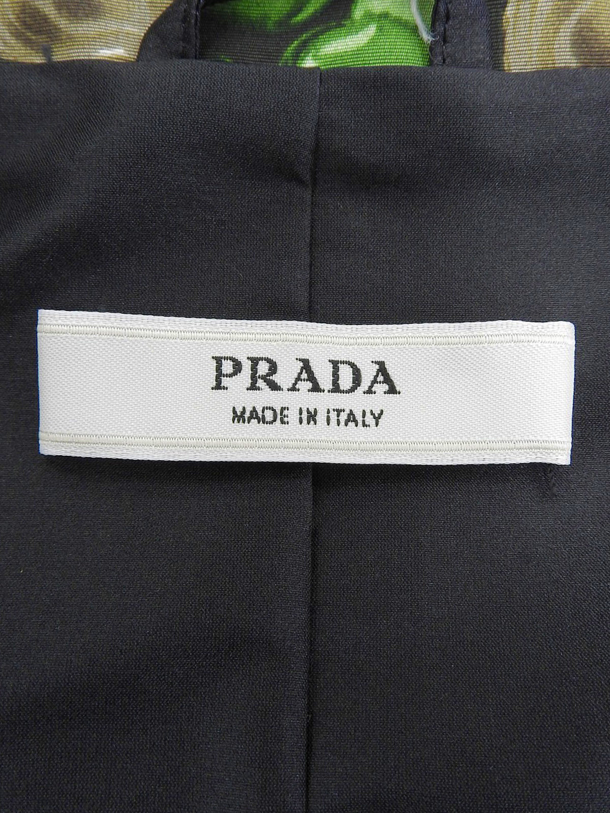 ハートプリントナイロンコート グリーン/ブラック