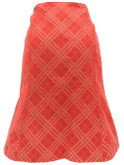 コットンチェックパターンスカート レッド