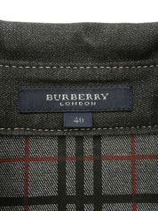 デニムロゴボタンシャツ ブラック