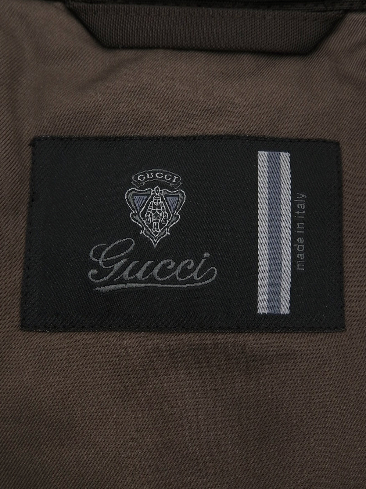 ロゴボタンライダースジャケット ダークブラウン