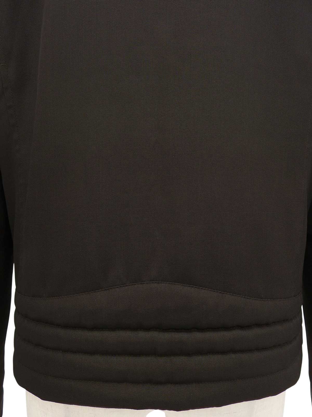 ロゴボタンライダースジャケット ダークブラウン