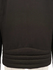 ロゴボタンライダースジャケット ダークブラウン