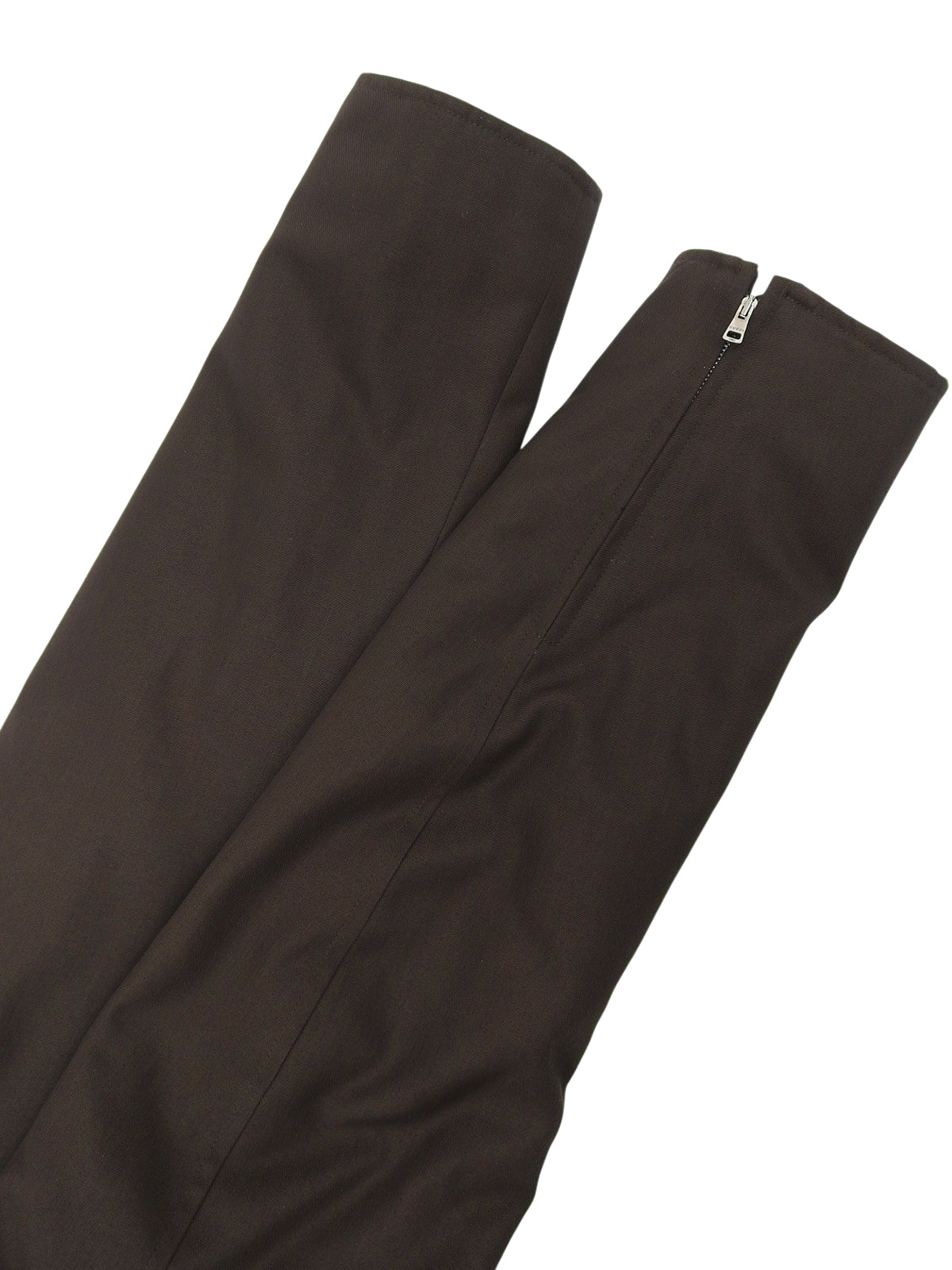 ロゴボタンライダースジャケット ダークブラウン