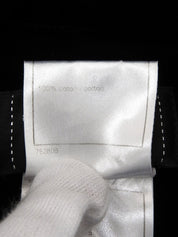 2008 Velour CC Mark Button Shirt, Black