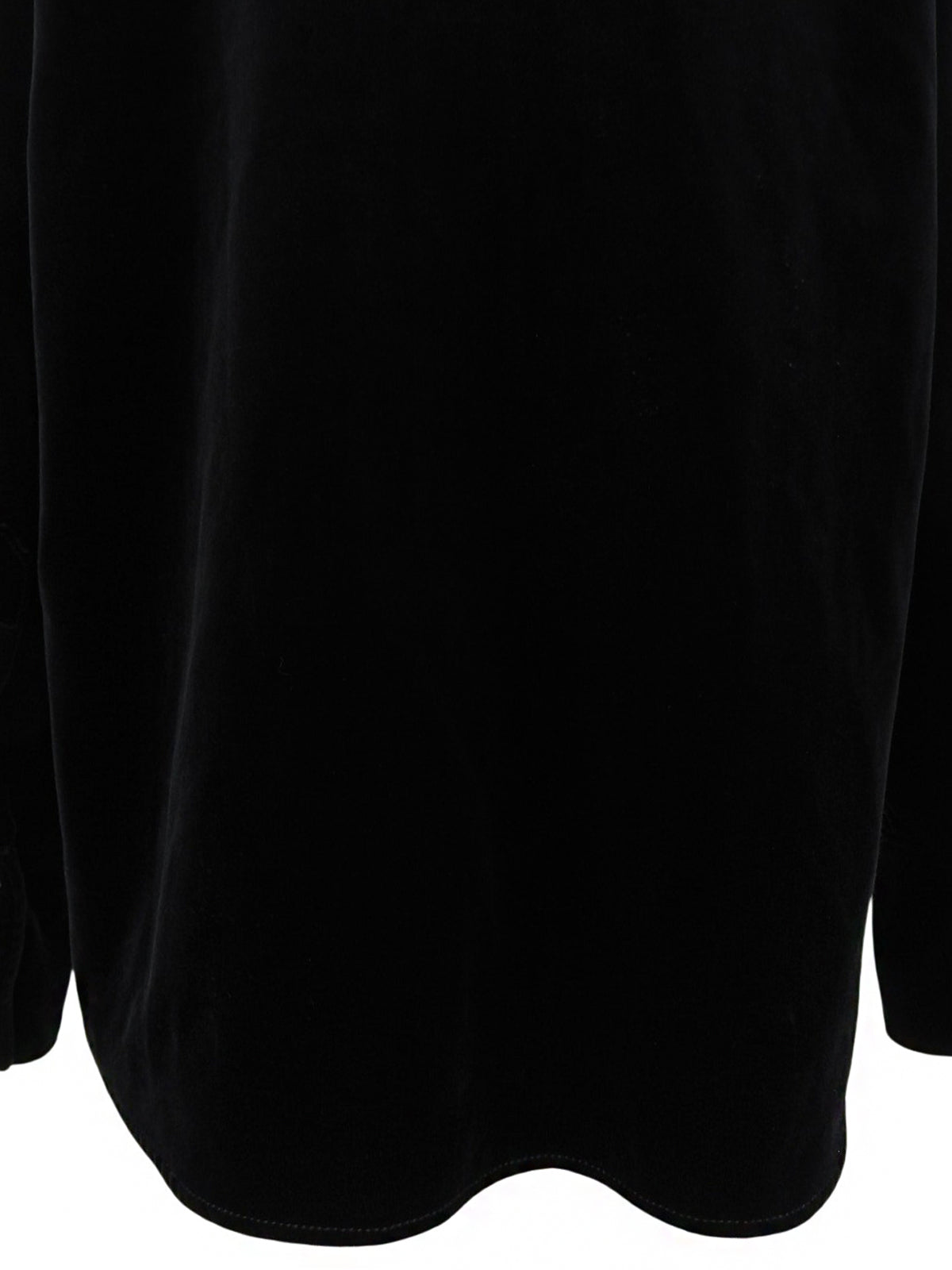 2008 Velour CC Mark Button Shirt, Black