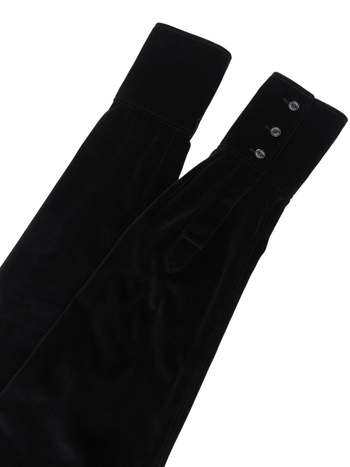 2008 Velour CC Mark Button Shirt, Black