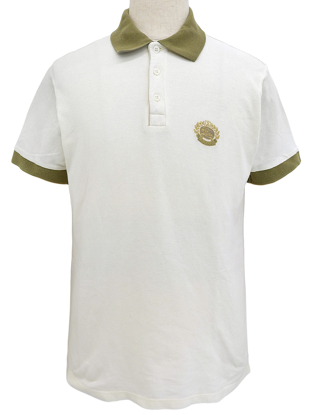 バイカラーロゴ刺繍ポロシャツ