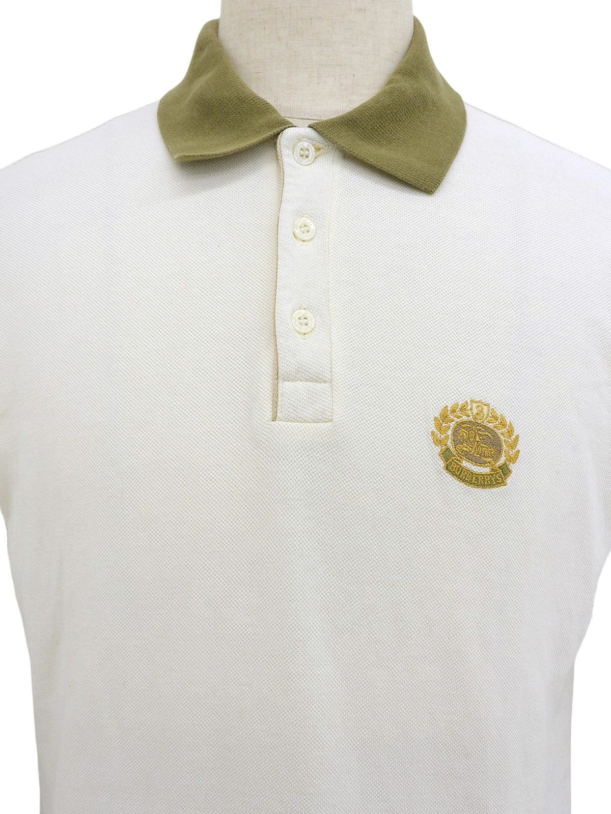 バイカラーロゴ刺繍ポロシャツ