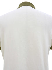 バイカラーロゴ刺繍ポロシャツ