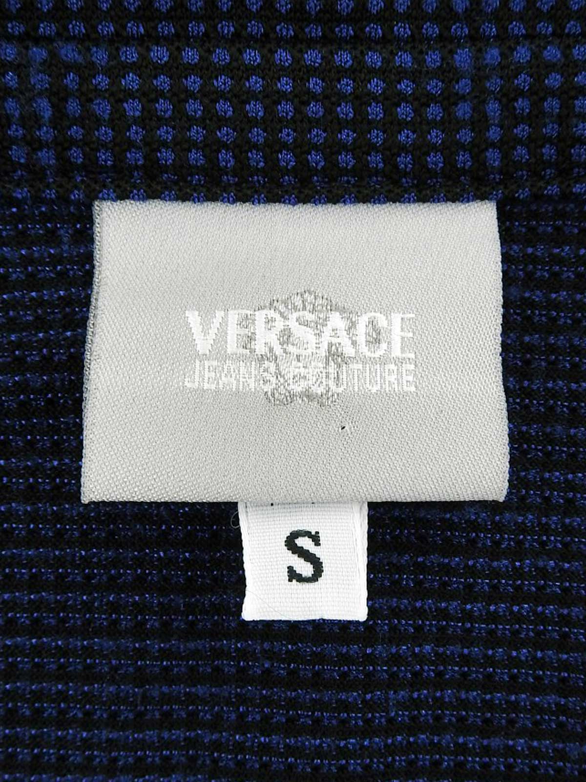 メデューサ刺繍ノースリーブトップス　ネイビー