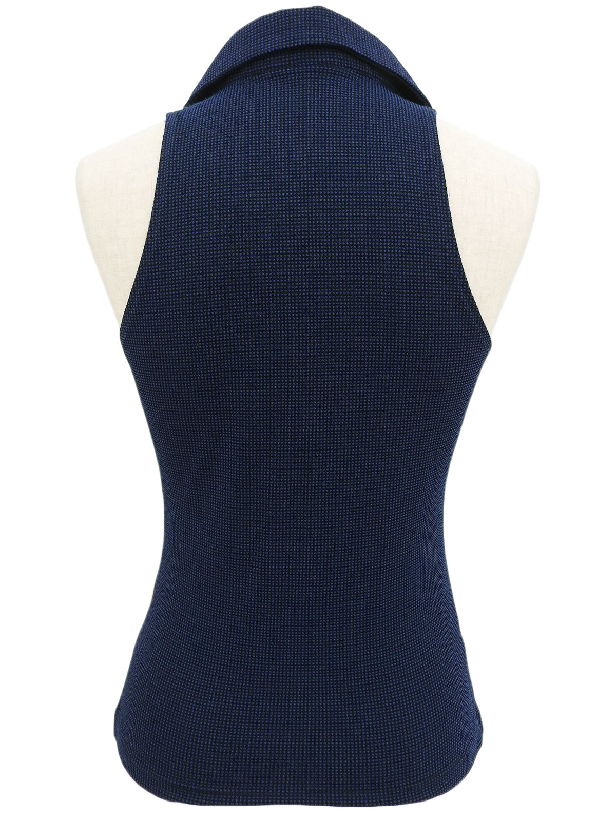 メデューサ刺繍ノースリーブトップス　ネイビー