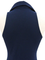 メデューサ刺繍ノースリーブトップス　ネイビー