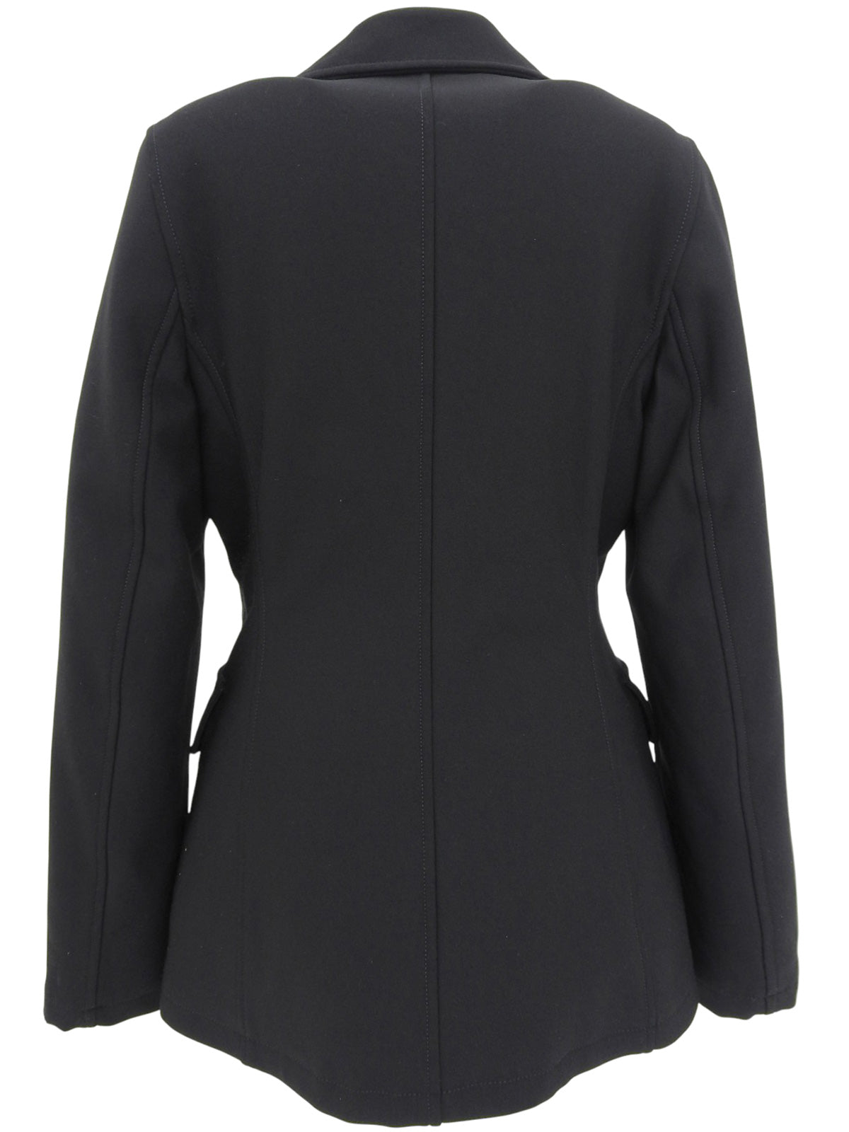 ナイロンロゴジップアップコート　ブラック