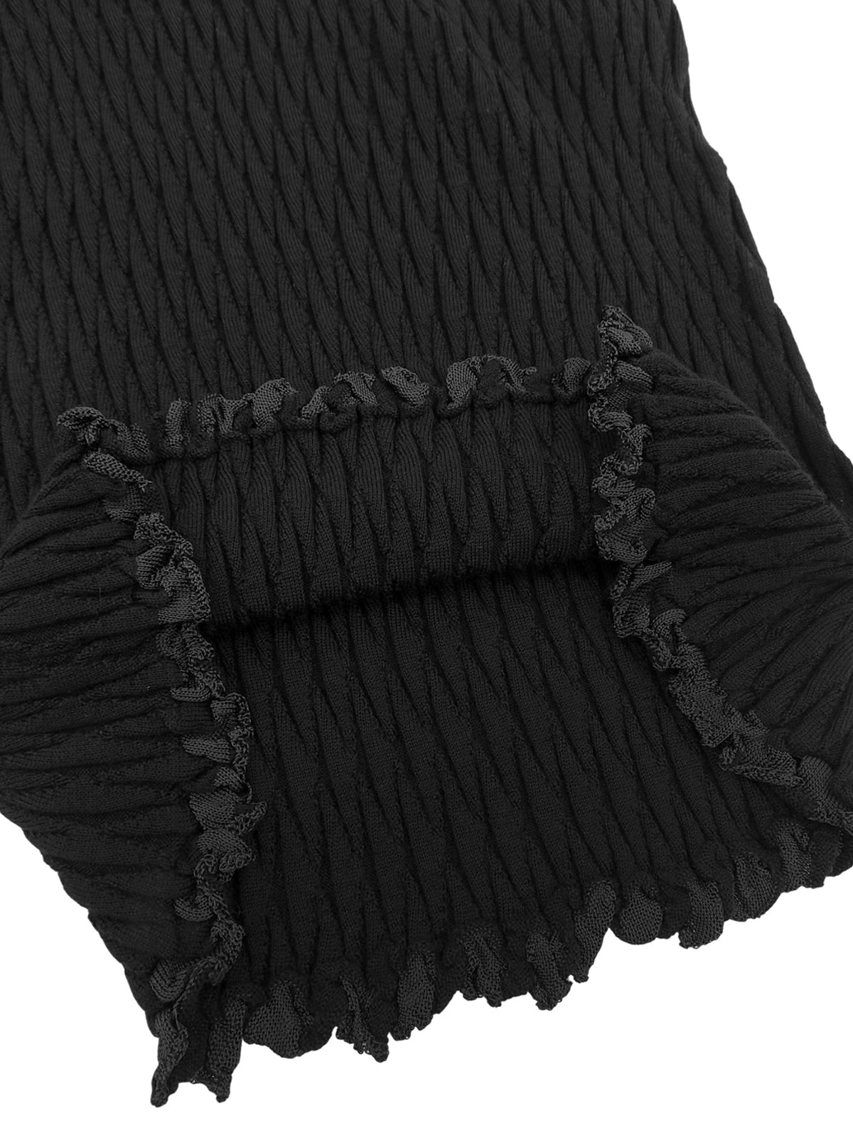 黑色羊毛 Gancini Plate 短袖上衣