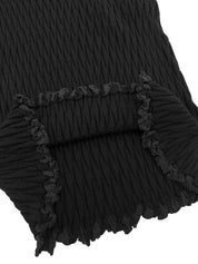 黑色羊毛 Gancini Plate 短袖上衣