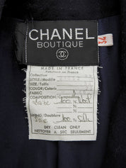 CCマークボタンダブルブレストジャケット ネイビー