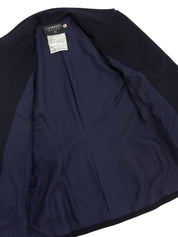CCマークボタンダブルブレストジャケット ネイビー