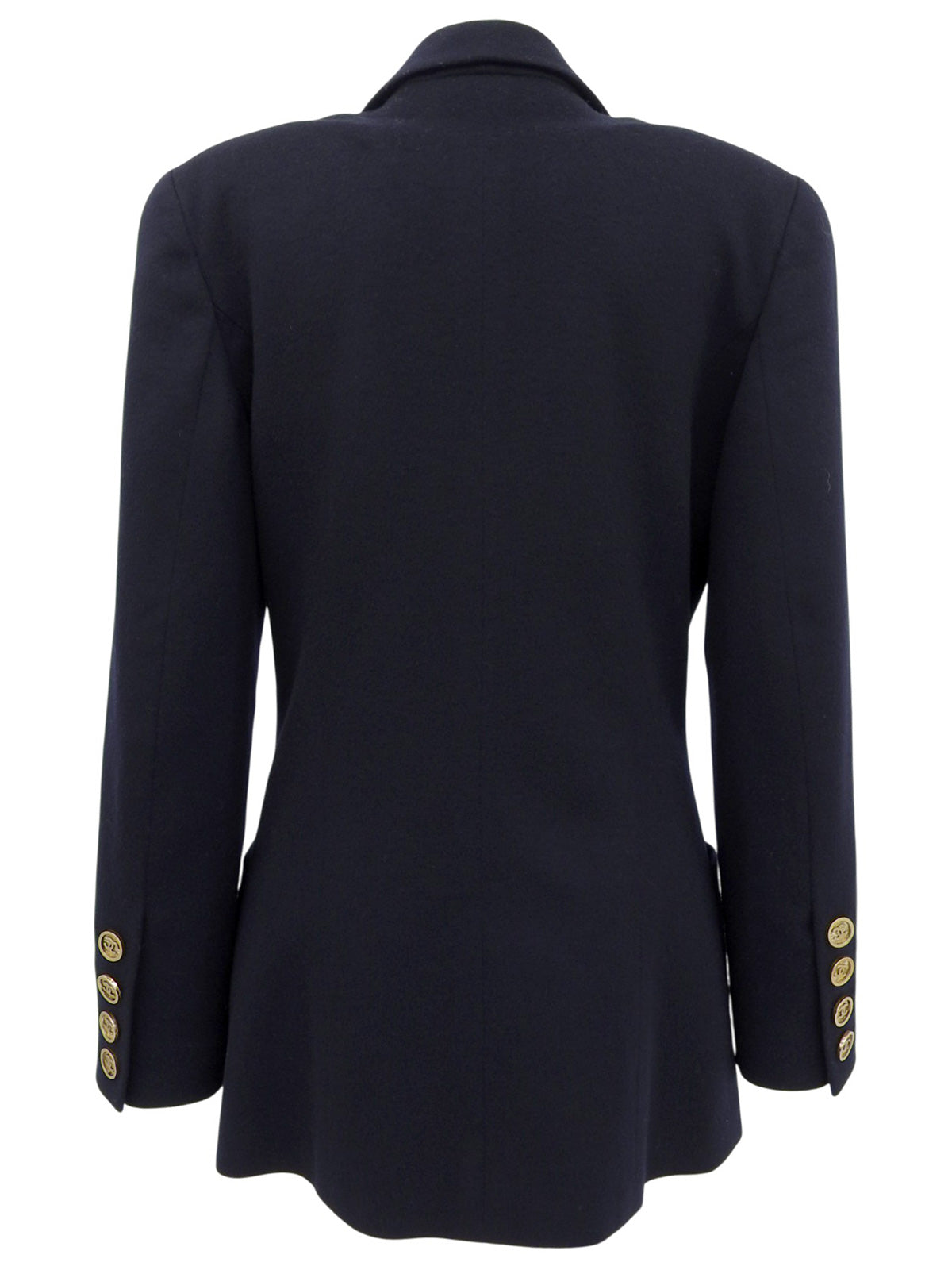 CCマークボタンダブルブレストジャケット ネイビー