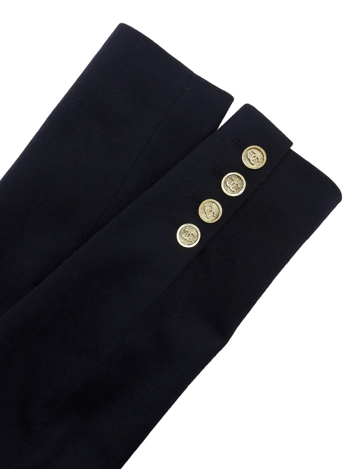 CCマークボタンダブルブレストジャケット ネイビー