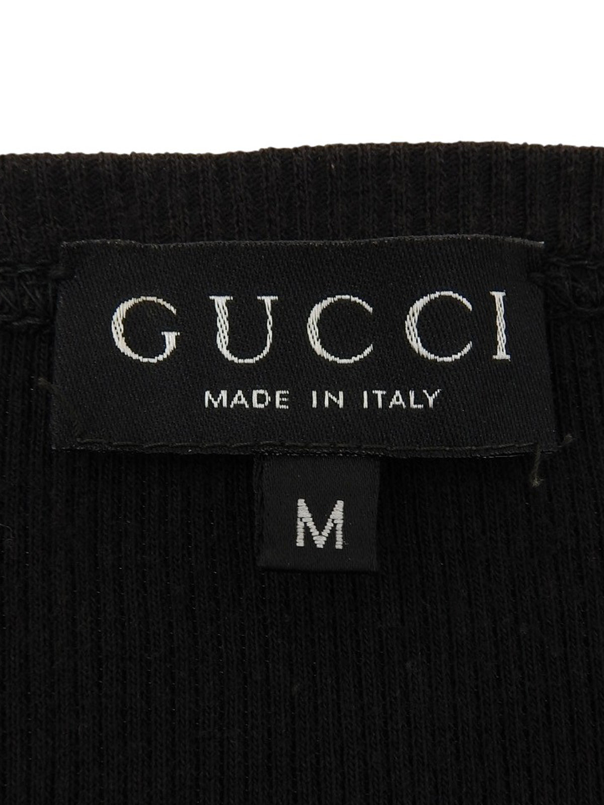 Logo Hook Long Sleeve Top in Black