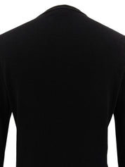 Logo Hook Long Sleeve Top in Black