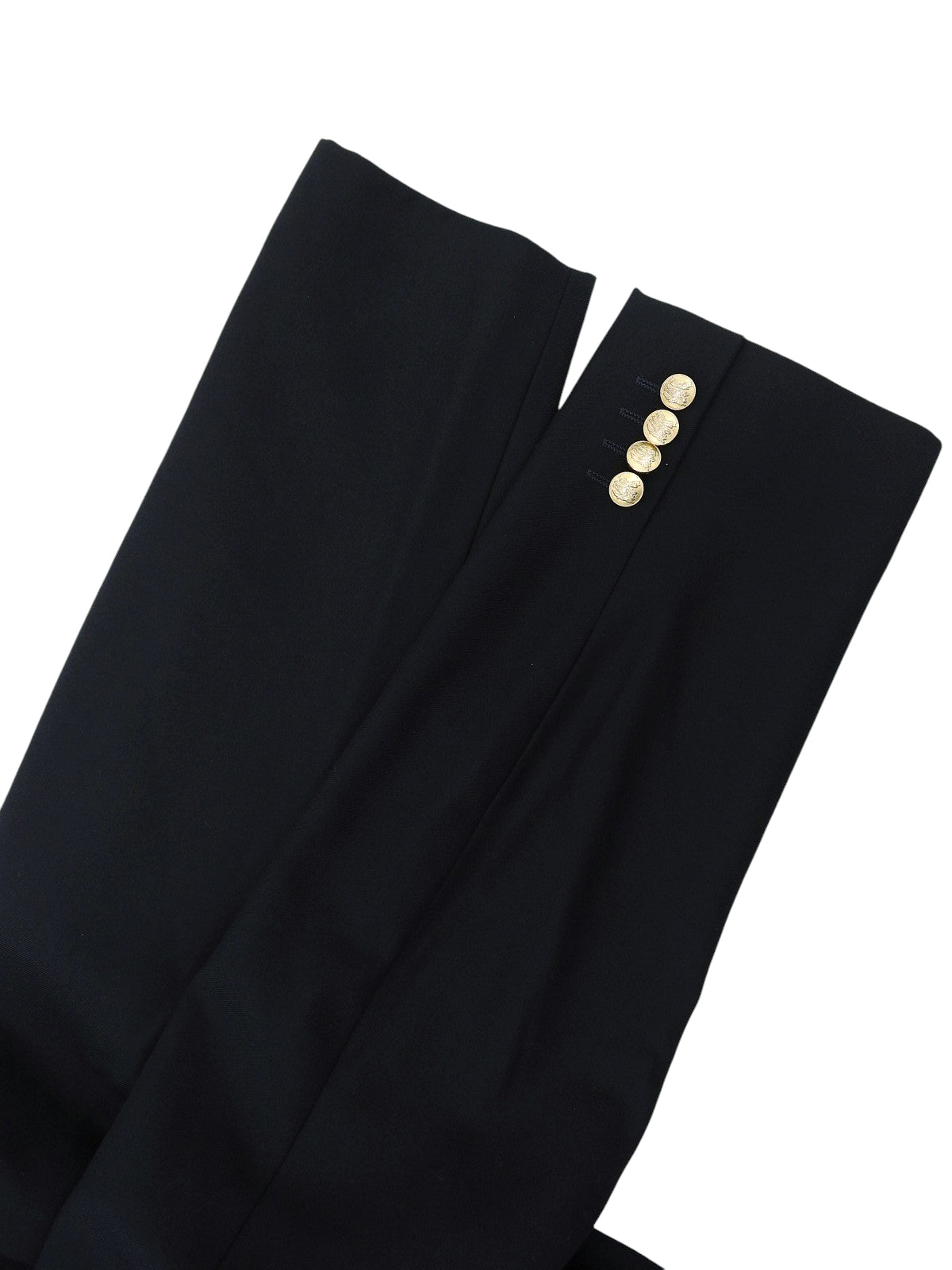 Navy wool logo button jacket