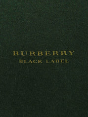 Nova Check Pattern Logo Half Sleeve Top in Green/Beige