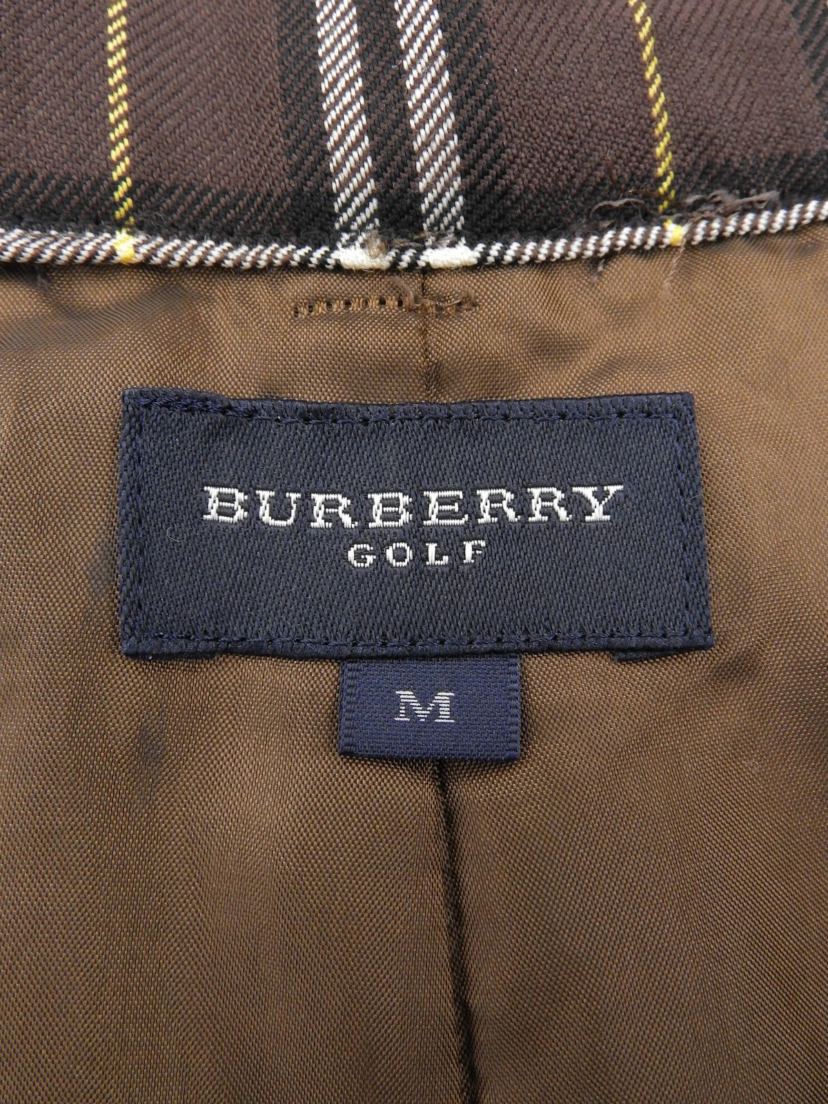 チェックパターンパンツ ブラウン/マルチ