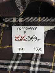 チェックパターンパンツ ブラウン/マルチ