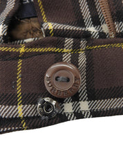 チェックパターンパンツ ブラウン/マルチ