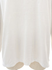 コットンロゴ刺繍ポロシャツ　ホワイト